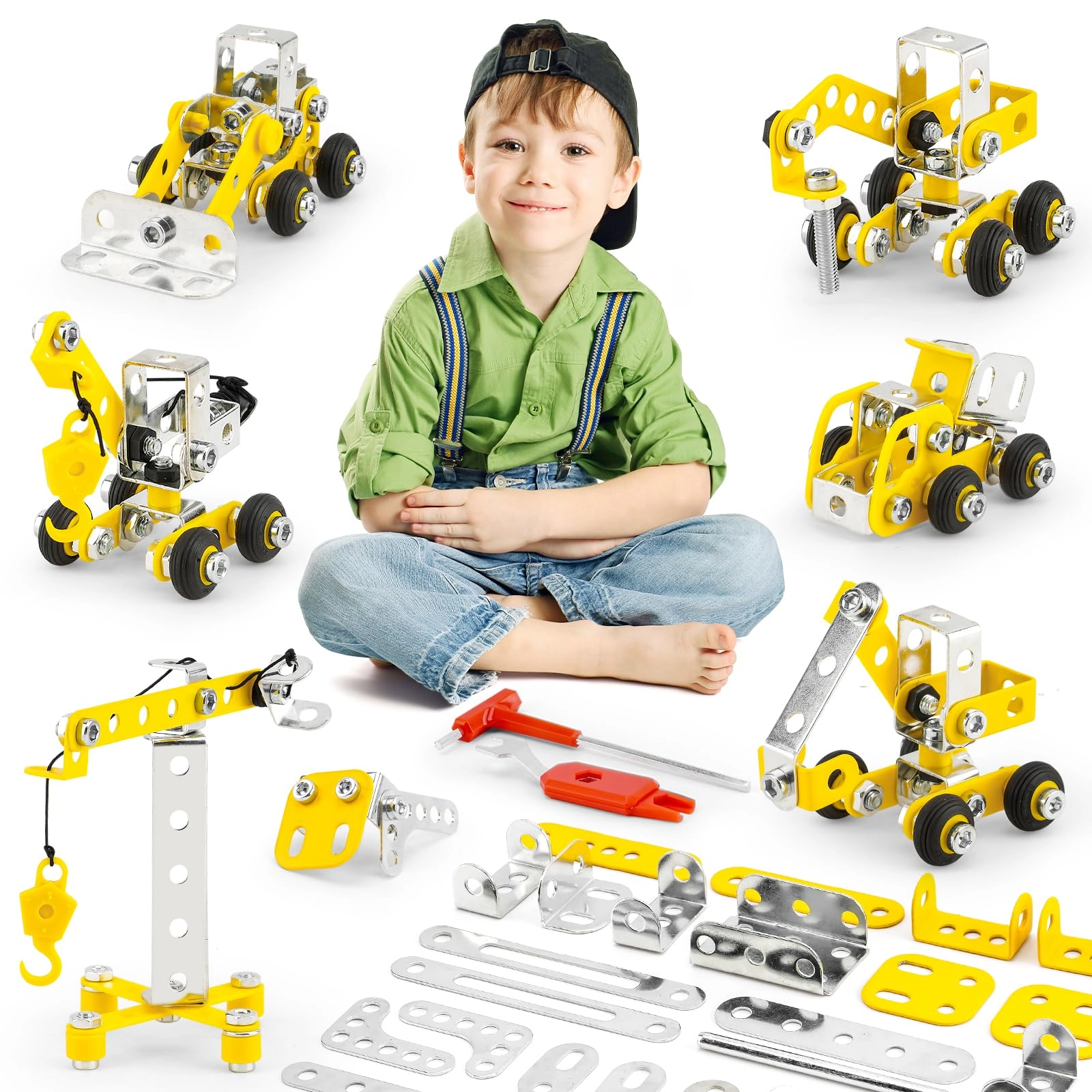 PANPAPA Erector Sets - 273 pcs for ages 8+