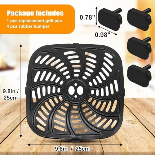 Air Fryer Grill Pan - steel 1 piece(s)