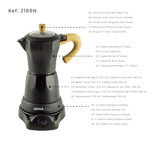 Nature Line - 6 Cups 360 Rotation Auto Shut-Off