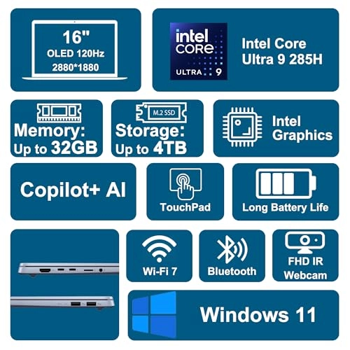 Vivobook 16 - 16'' Core Ultra9 285H 32GB DDR5 1TB SSD