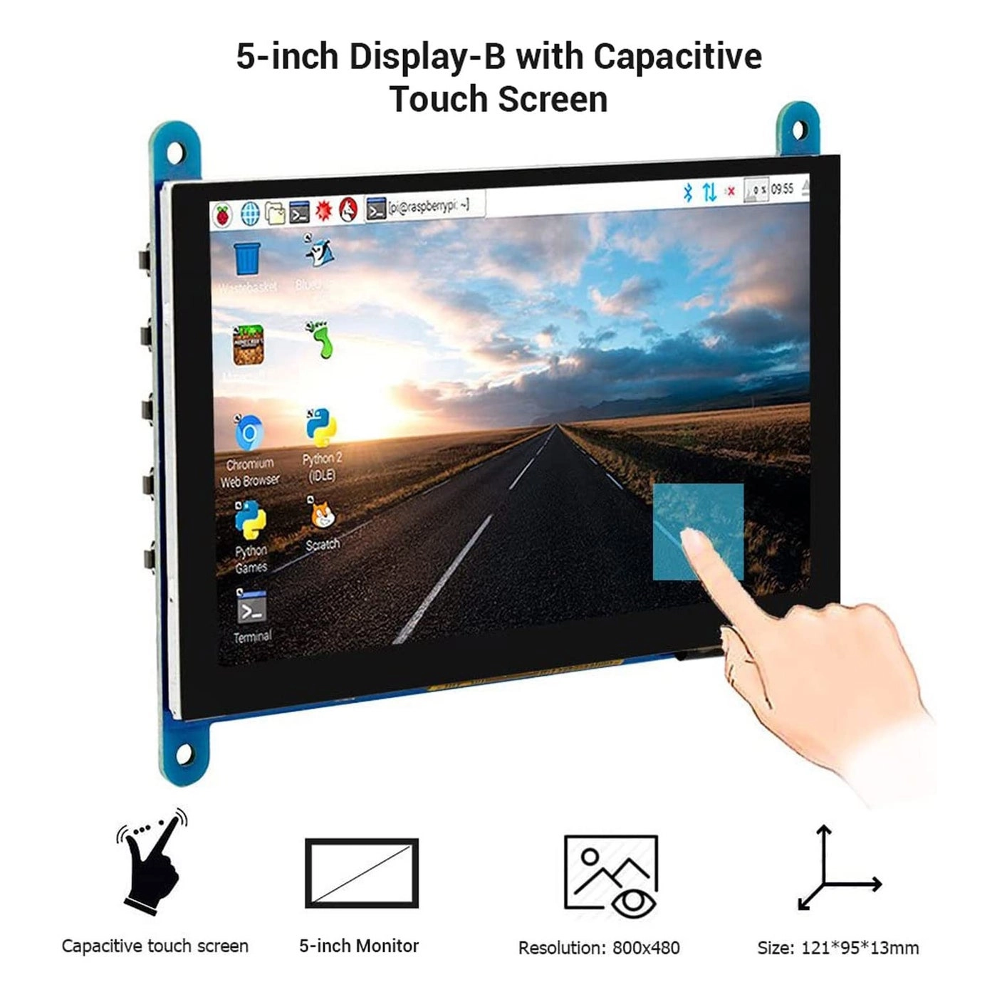 Touch Screen Monitor - 800x480 5 Inches