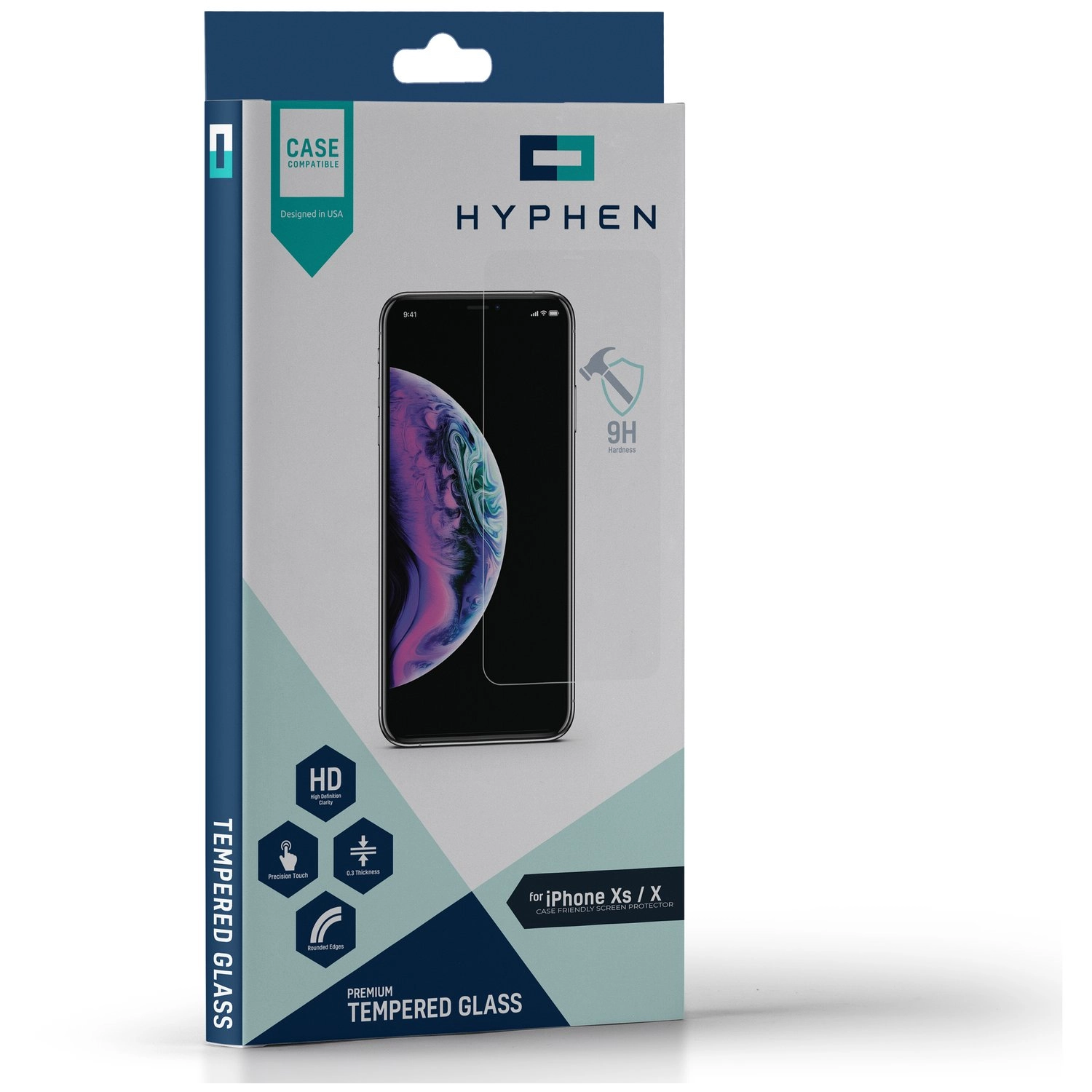 Clear Case for iPhone Xs + Screen Protector