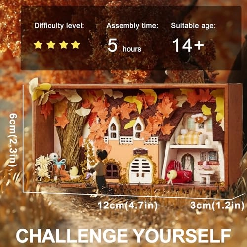 DIY Miniature Dollhouse Kit - Spring