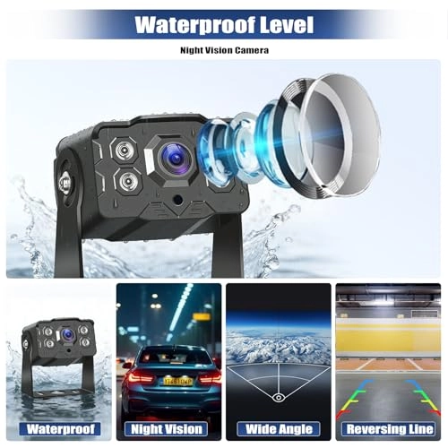 Rear View Camera - Night vision Wired 1080P