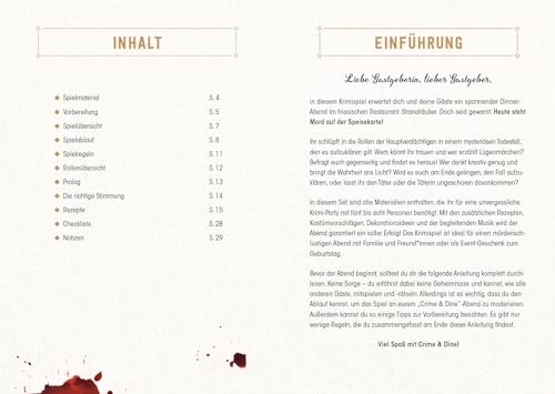 Crime & Dine - Das Krimi-Dinner-Set: Friesenmord auf Sylt - German Ages 16