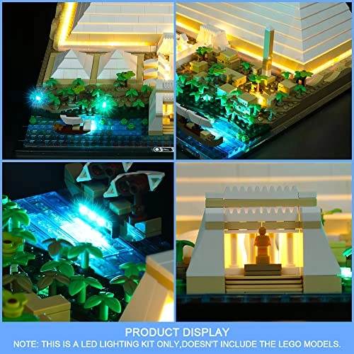 Led Light Kit for LEGO Great Pyramid of Giza 21058 - Acrylonitrile Butadiene Styrene (ABS) 1