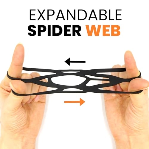 Silicone Grip Bands - Pack of 3 Spiderweb Style