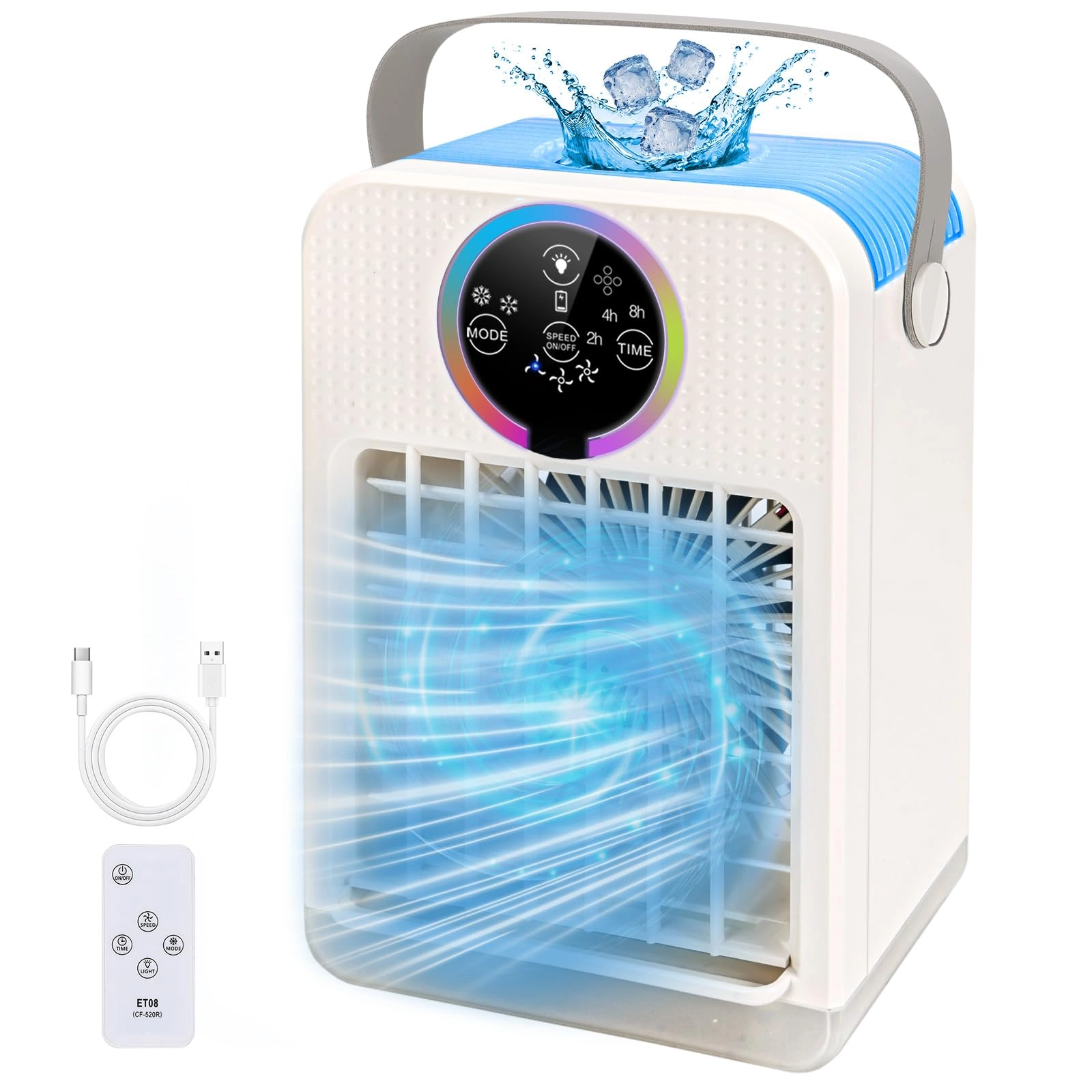 YANWEI 4-IN-1 Portable Air Conditioner - 7 watts