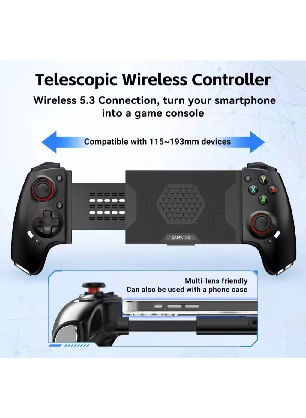 Gamwing JK03 - BLACK Switch Android iOS PC