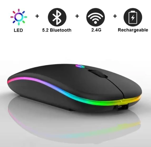 Wireless Mouse - Bluetooth & 2.4G