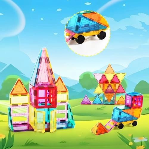 Magnetic 3D Blocks - Construction 61 pcs