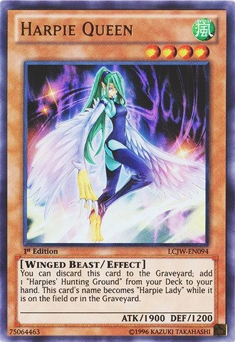 Yu-Gi-Oh! Yu-Gi-Oh Harpie Queen LCJW-EN094