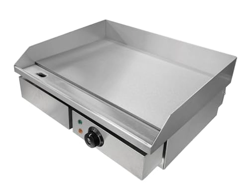 Commercial Electric Griddle - Stainless Steel Cast Iron Plate 240 Volts