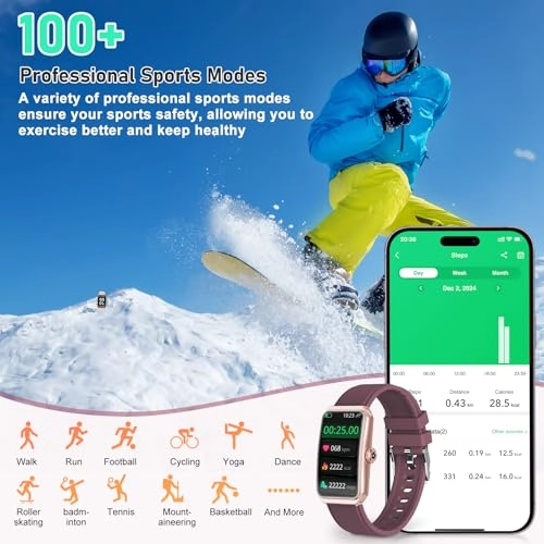 Fitness Tracker - 24/7 Heart Rate Blood Oxygen Sleep Tracker