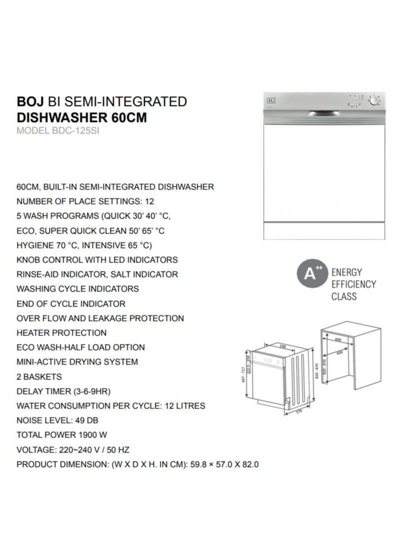 BDC-125SI Semi-Integrated