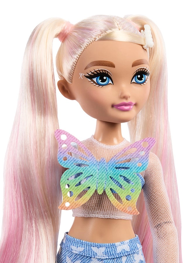 Malibu Fashion Doll - Roller Skating Blonde Hair 9 Makeup Themed Pieces Ages 4+