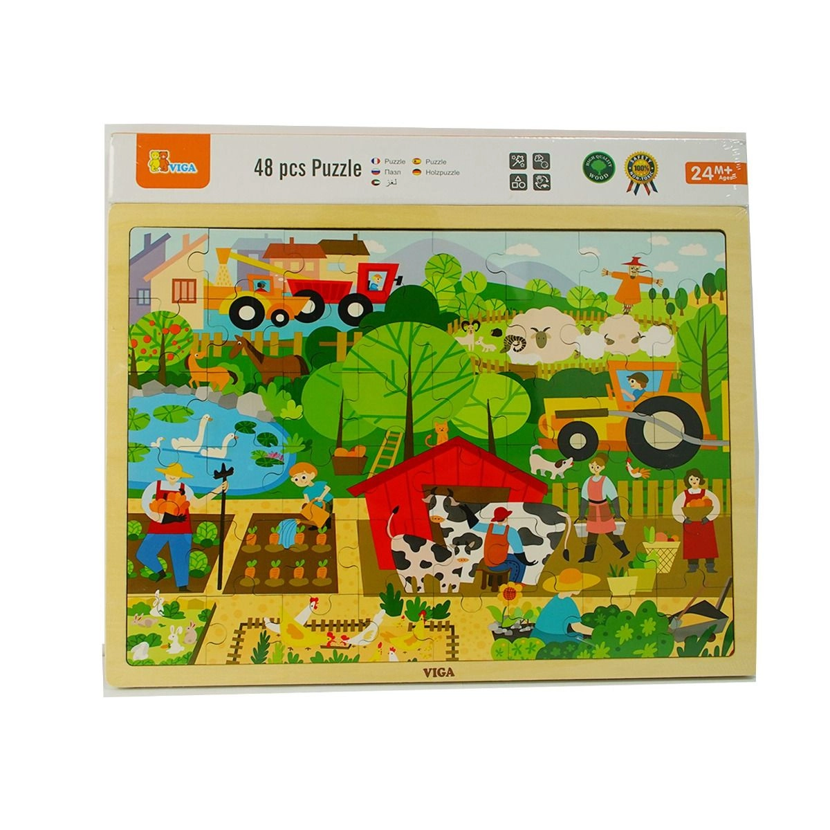 4-Puzzle Set - 3 + 48pcs
