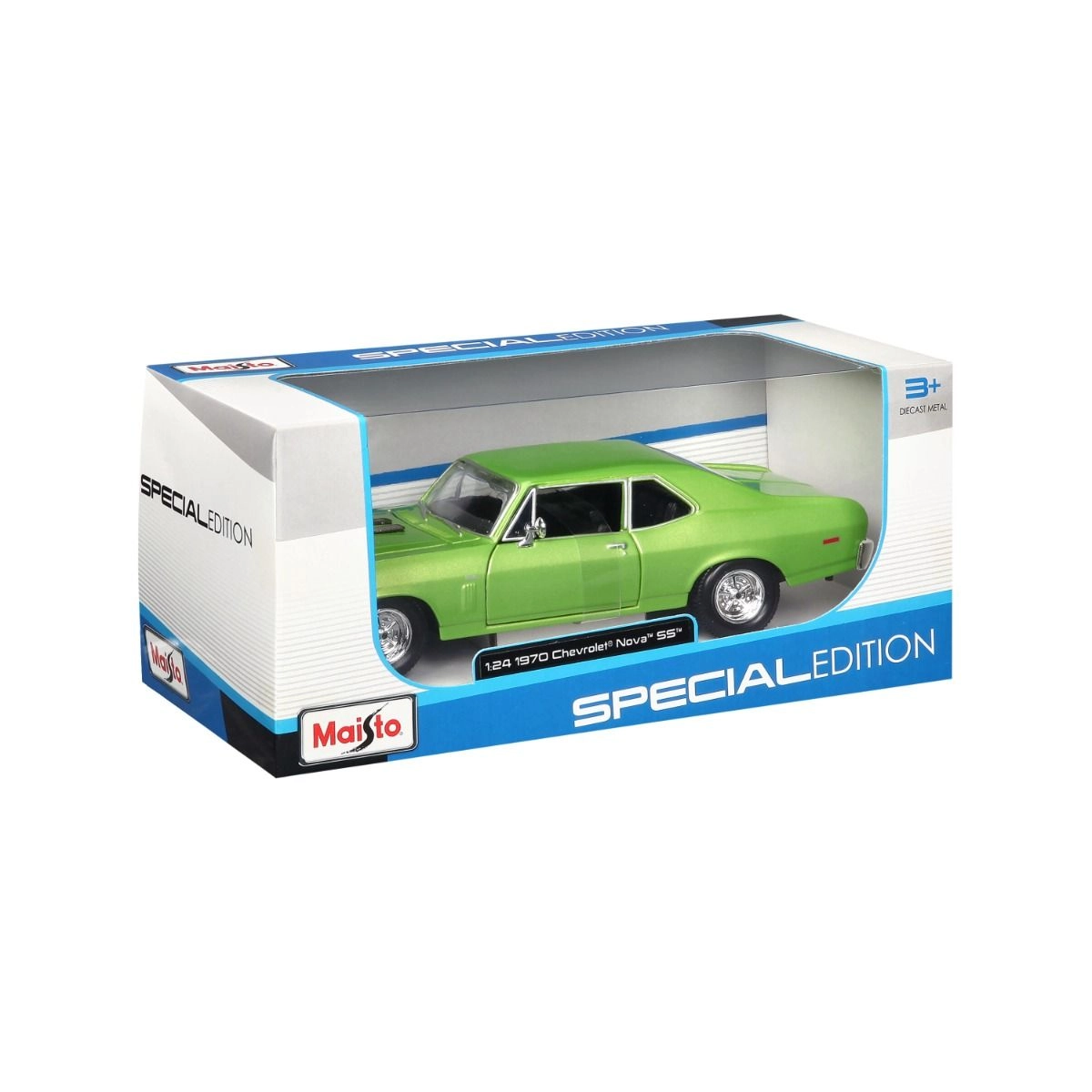 1970 Chevrolet Nova Ss - 1:24 Die-cast
