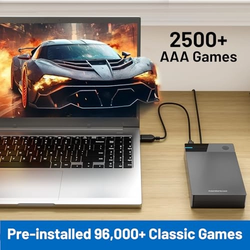 Retro Gaming Hard Drive - 7200 RPM 12TB 3.5-inch HDD