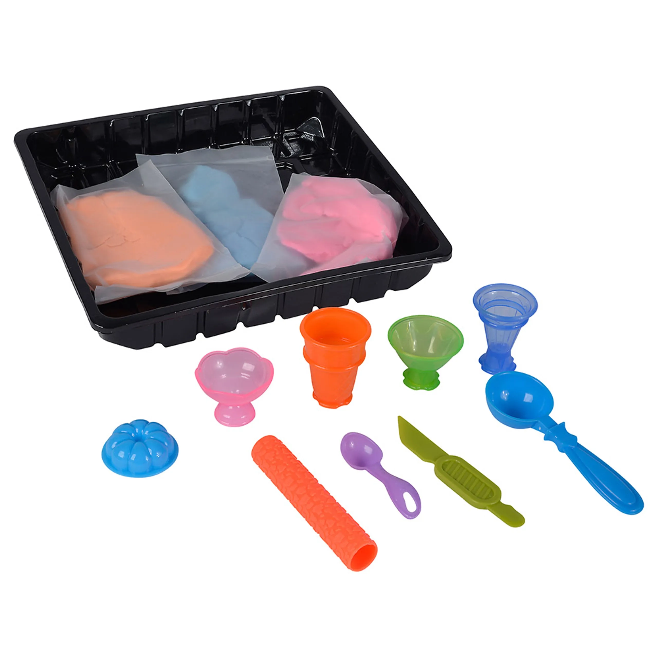 Art & Fun Playsand Set - 600g Ice Creme