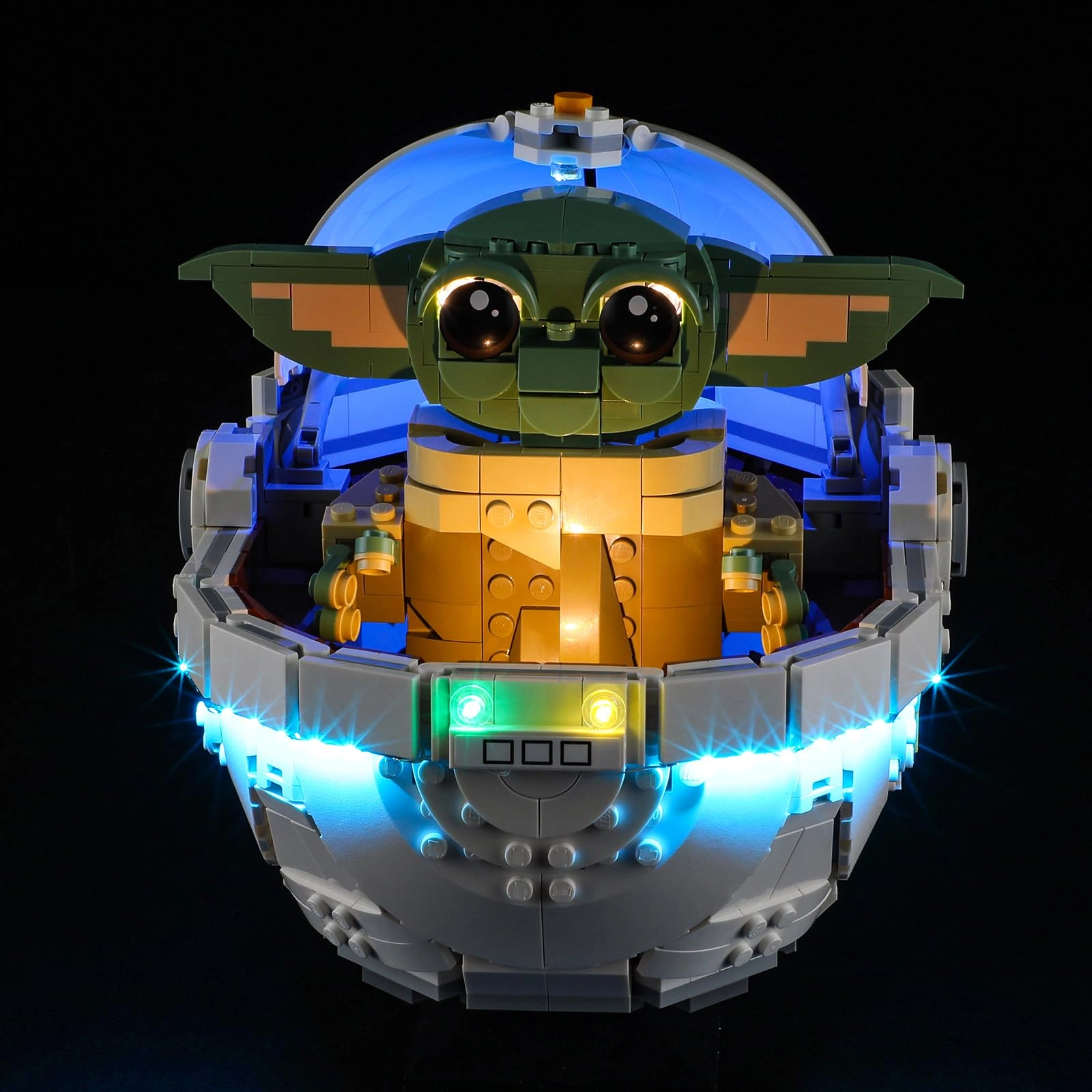 GEAMENT LED Light Kit for LEGO Grogu with Hover Pram 75403