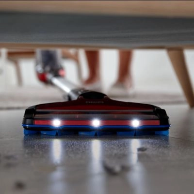 LED nozzle reveals hidden dust and dirt