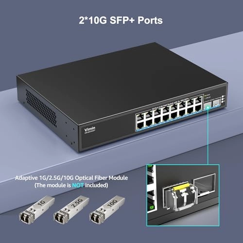16x2.5G PoE+2x 10G SFP 16-ports