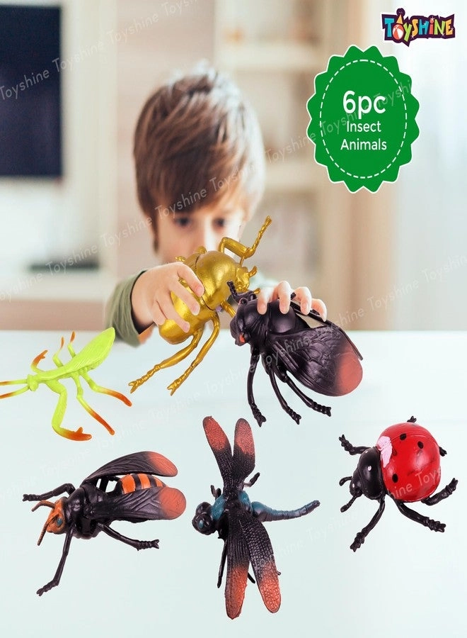 Realistic Insect Animal Figure - 4+ Year Old 6 Pc