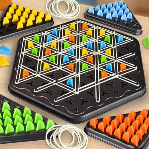 Chain Triangle Chess Game - Rubber Band Game
