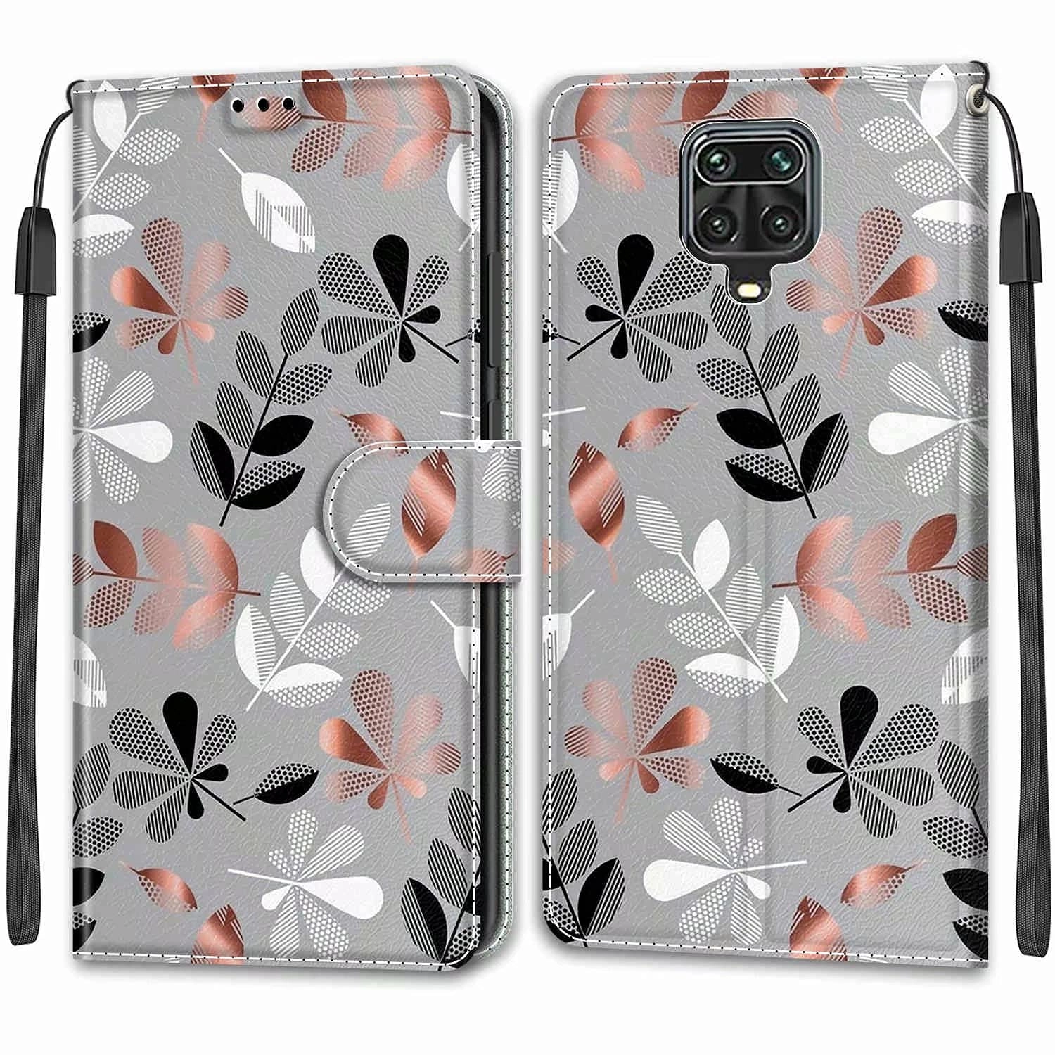 Nadoli Wallet Case Folio for Xiaomi Redmi Note 9 Pro