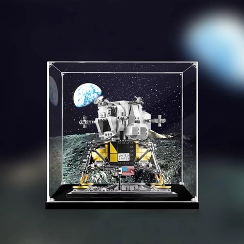 Acrylic Display Case - Lego 10266 Lunar Module No.11 25x25x25cm