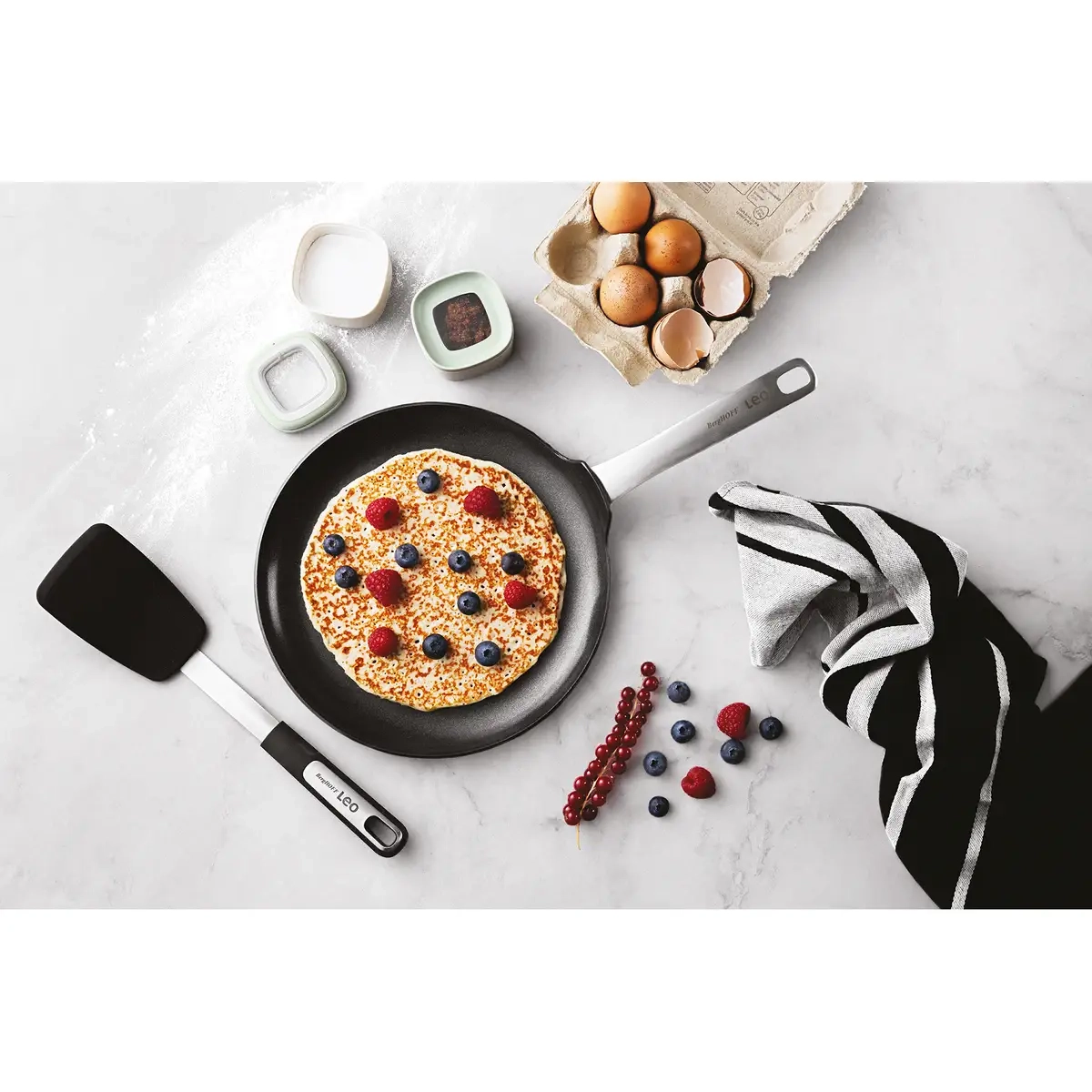 Graphite Aluminum Non-Stick Pancake - 26 cm CeraGreen ceramic non-stick coating