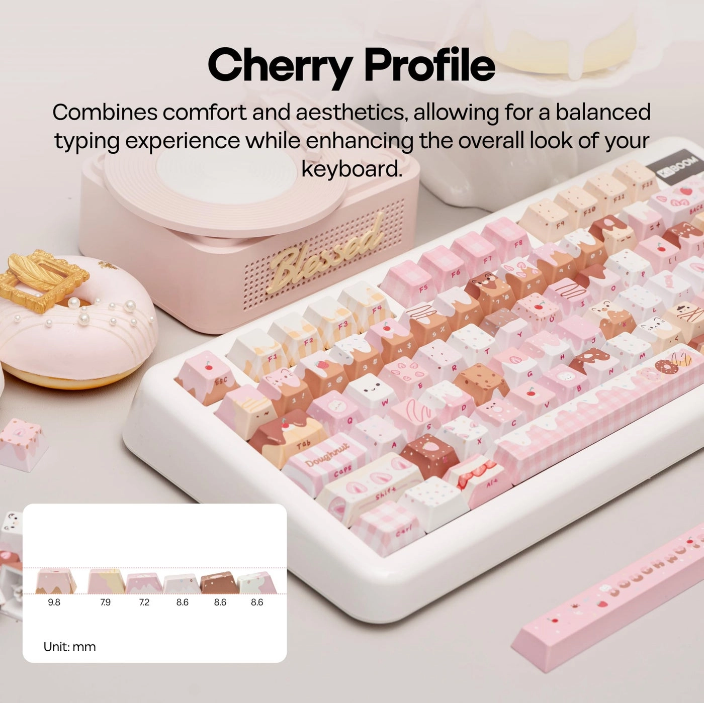 Dough Fluff Keycap Set