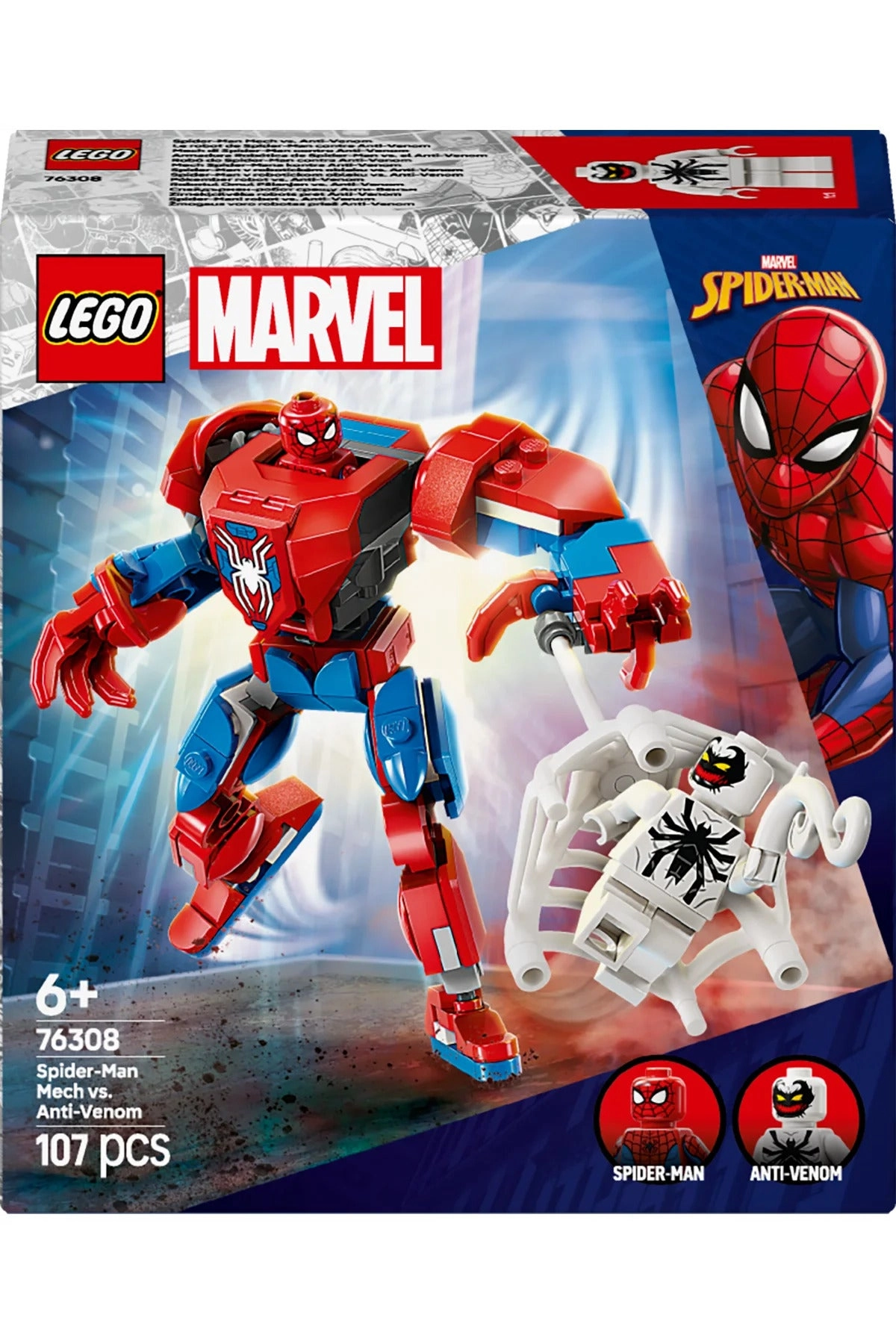 Spider-Man Mech vs. Anti-Venom - 2 Minifigures 6+