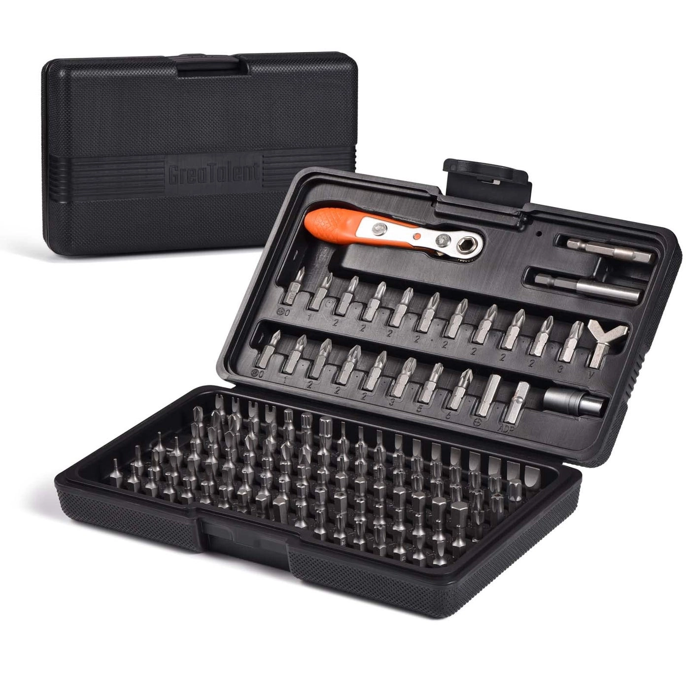 GreaTalent Mini Ratchet Wrench Screwdriver Bit Set - 133in1
