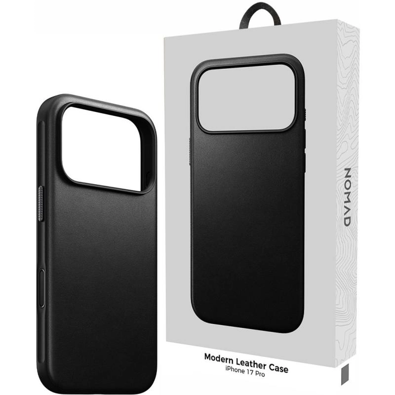 Modern Leather Back Cover Mobile Case with MagSafe for iPhone 15 Plus