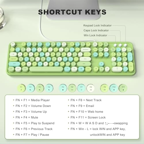 Wired Computer Keyboard - Wired