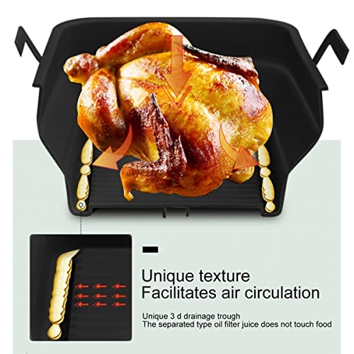 Air Fryer Silicone Liner - Food-grade Silicone 2PCS