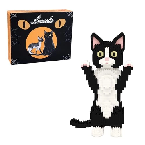 Micro Cat Building Blocks Toy Set - Devon Rex Cat 1227 pcs