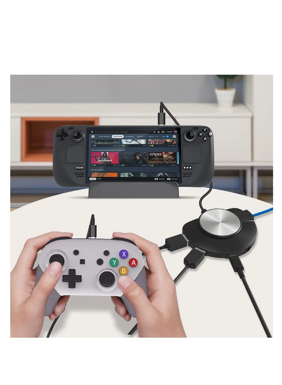 Portable Dock - USB-C Steam Deck Switch Switch OLED Switch Lite