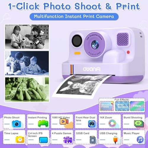 X2 - 32GB 1080P Instant Print