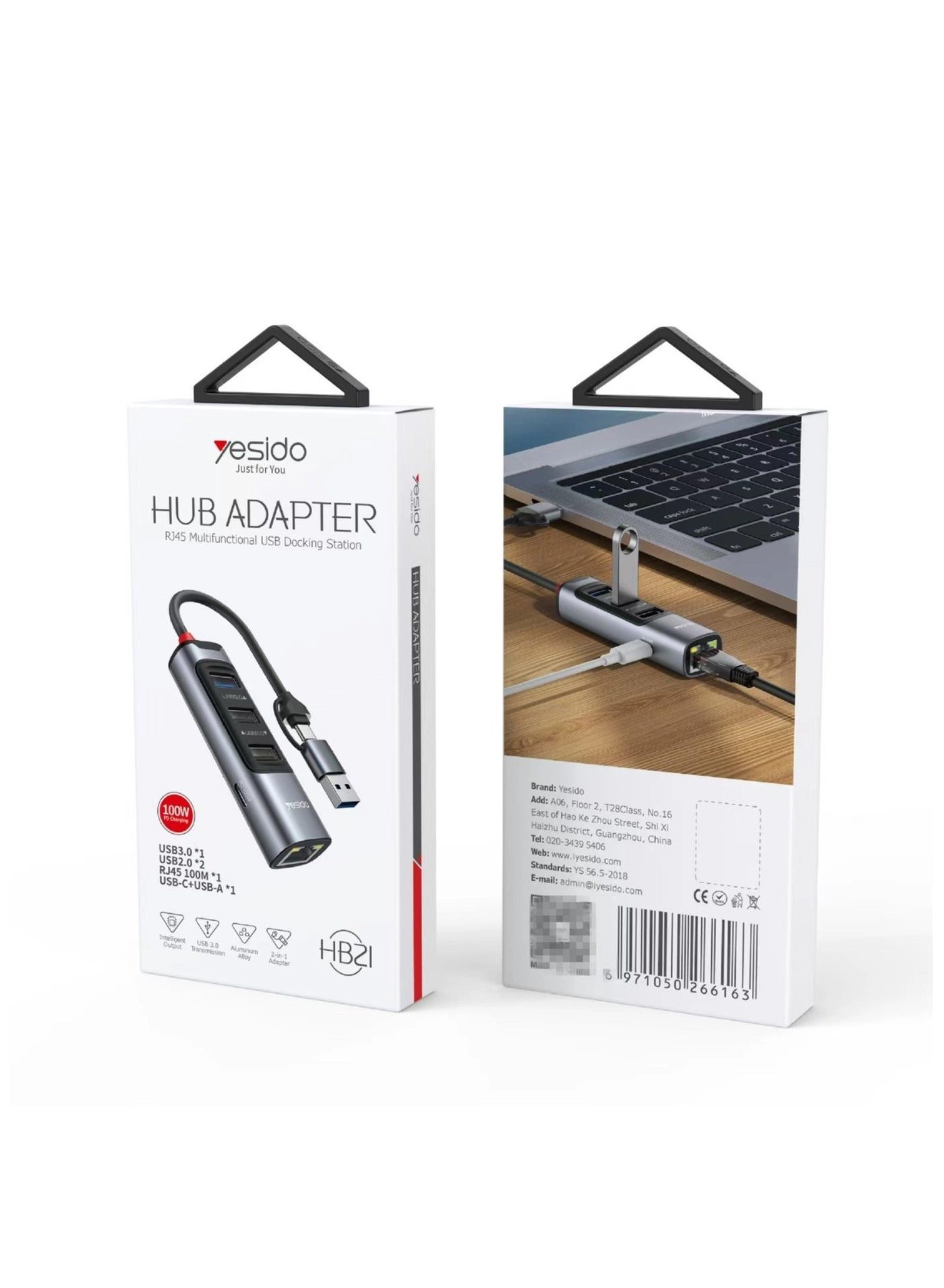 HB20 - 5-in-1 Type-C 100W PD