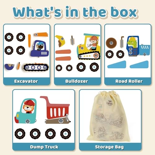 Construction Truck - Wooden Snap Together