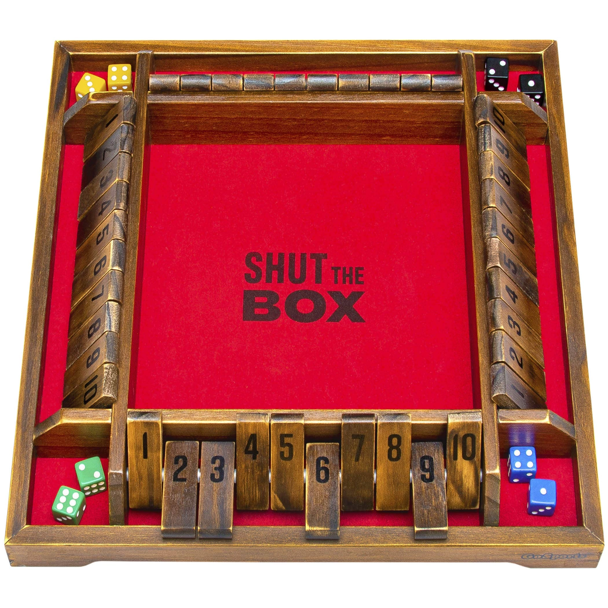 Shut the Box - Premium Wooden 4 Player