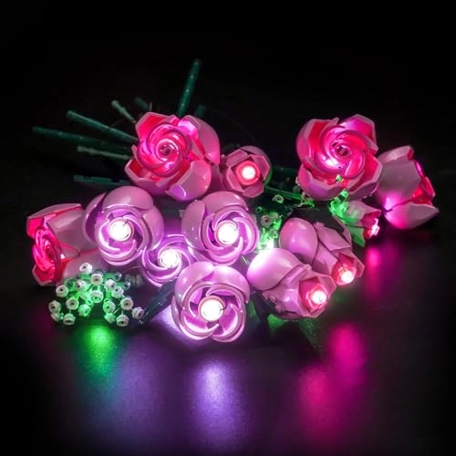 Light kit for LEGO 10374 Bouquet of Pink Roses