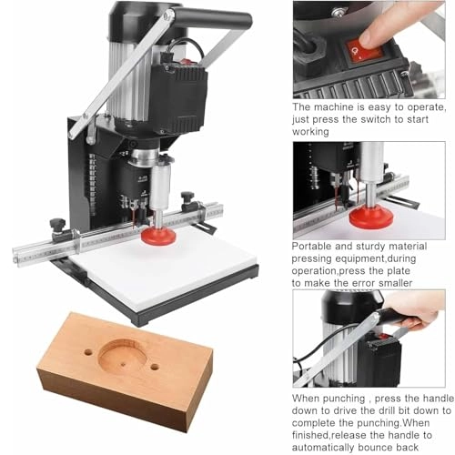 Portable hinge drill