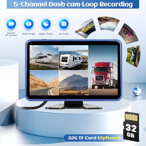 RV Backup Camera System - Night Vision Wired 1080P