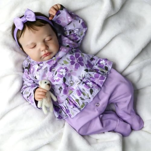 Loulou Reborn Baby Doll - 20 inch Full Body Vinyl Girl Ages 3+