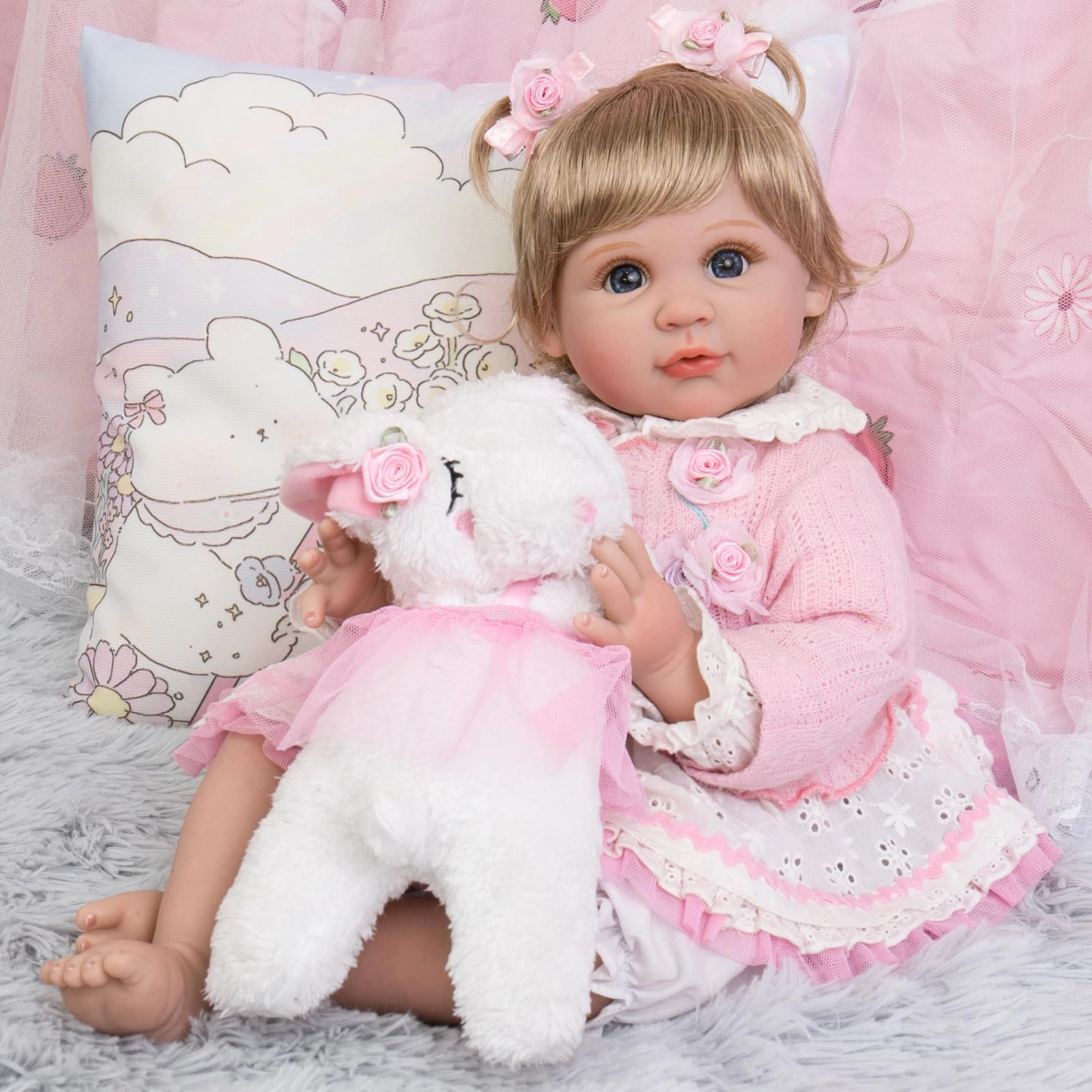 Reborn Baby Doll - 22 inch Vinyl Ages 3+