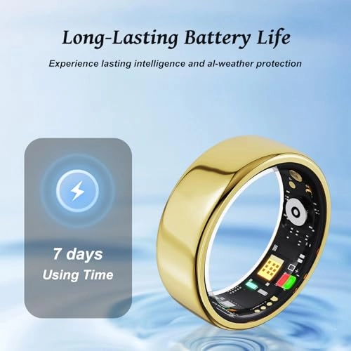 Smart Ring - Black Heart Rate